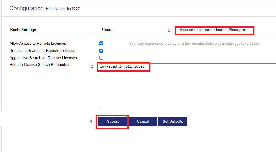 Configuration Host Name: irk2227